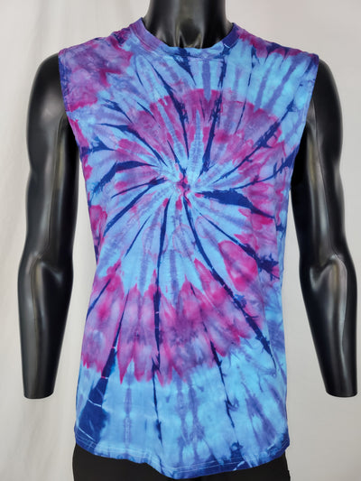 Sleeveless T-shirt- (Double Dye)