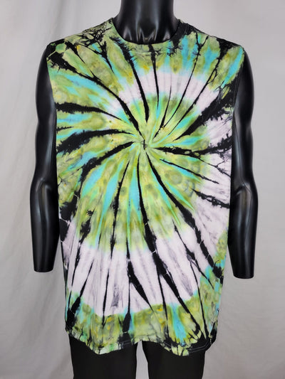 Sleeveless T-shirt- (Double Dye)