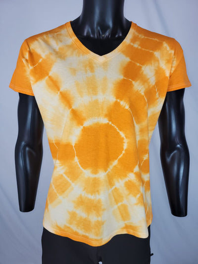 Short sleeve v-neck t-shirt- Bullseye