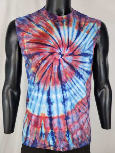Sleeveless T-shirt- (Double Dye)